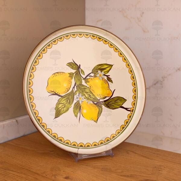 32CM LİNDA EMAYE SUNUM TEPSİ