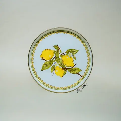 32CM LİNDA EMAYE SUNUM TEPSİ