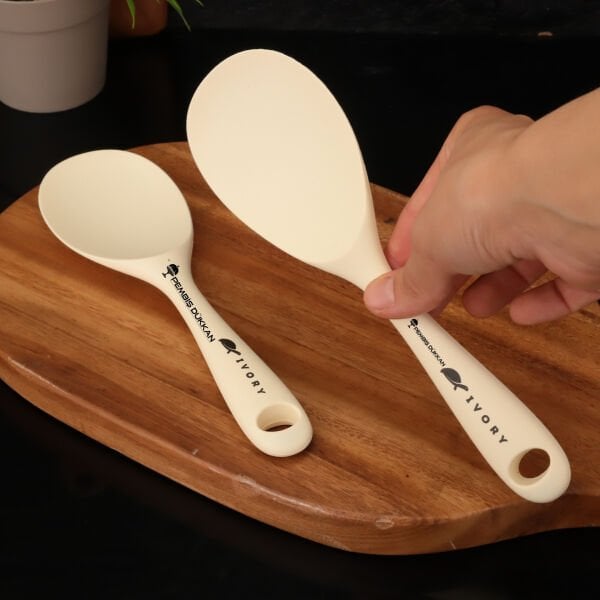İVY SİLİKON PİLAV KAŞIĞI KREM (SL151)