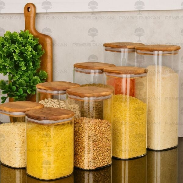 8Lİ KAREN ERZAK KAVANOZ SET (BOR055-056-057-058)