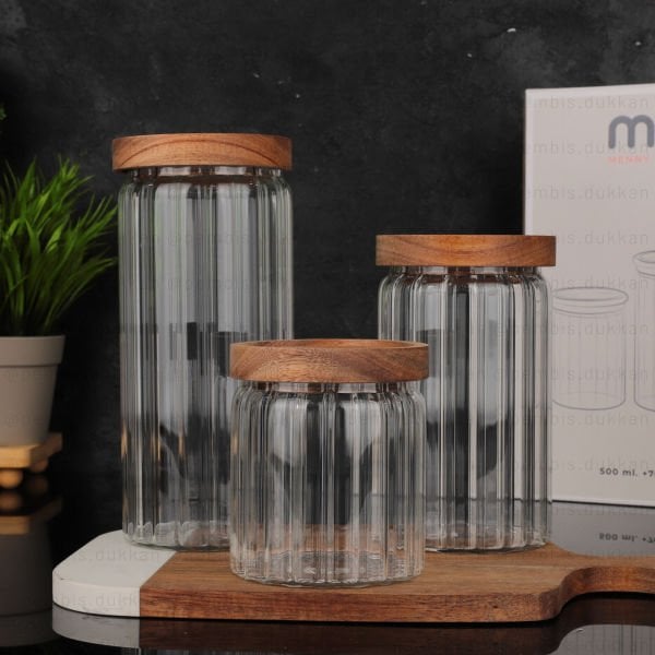 MN 3LÜ MENNY KAVANOZ SET (BOR-008)
