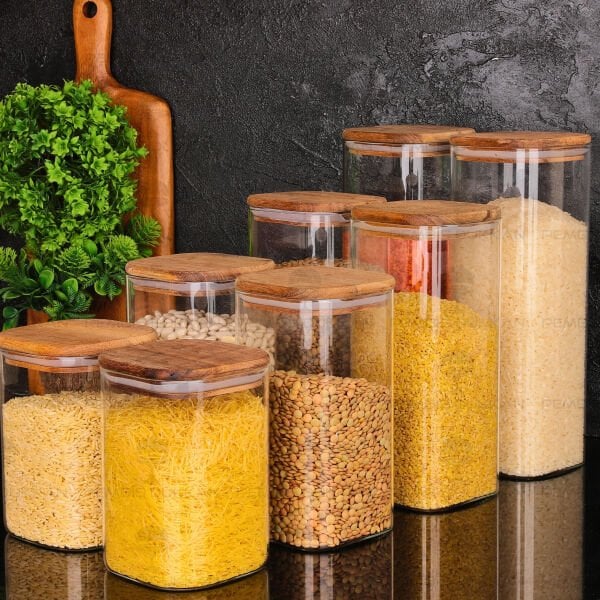 8Lİ KAREN ERZAK KAVANOZ SET (BOR055-056-057-058)