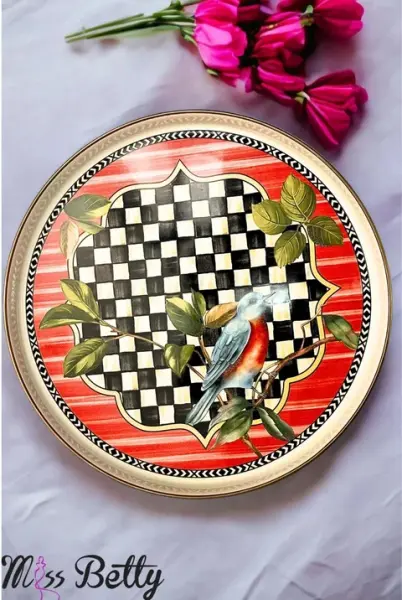 32CM PARADİSE EMAYE SUNUM TEPSİ