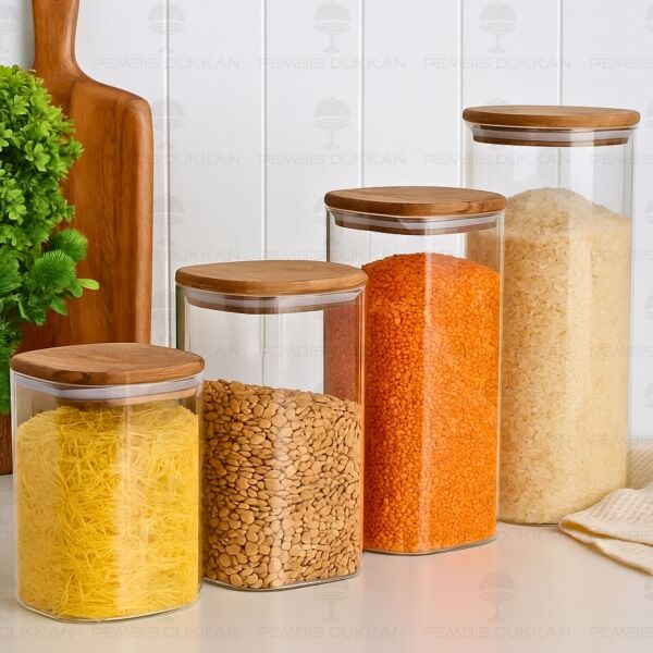 4LÜ KAREN ERZAK KAVANOZ SET (BOR055-056-057-058)