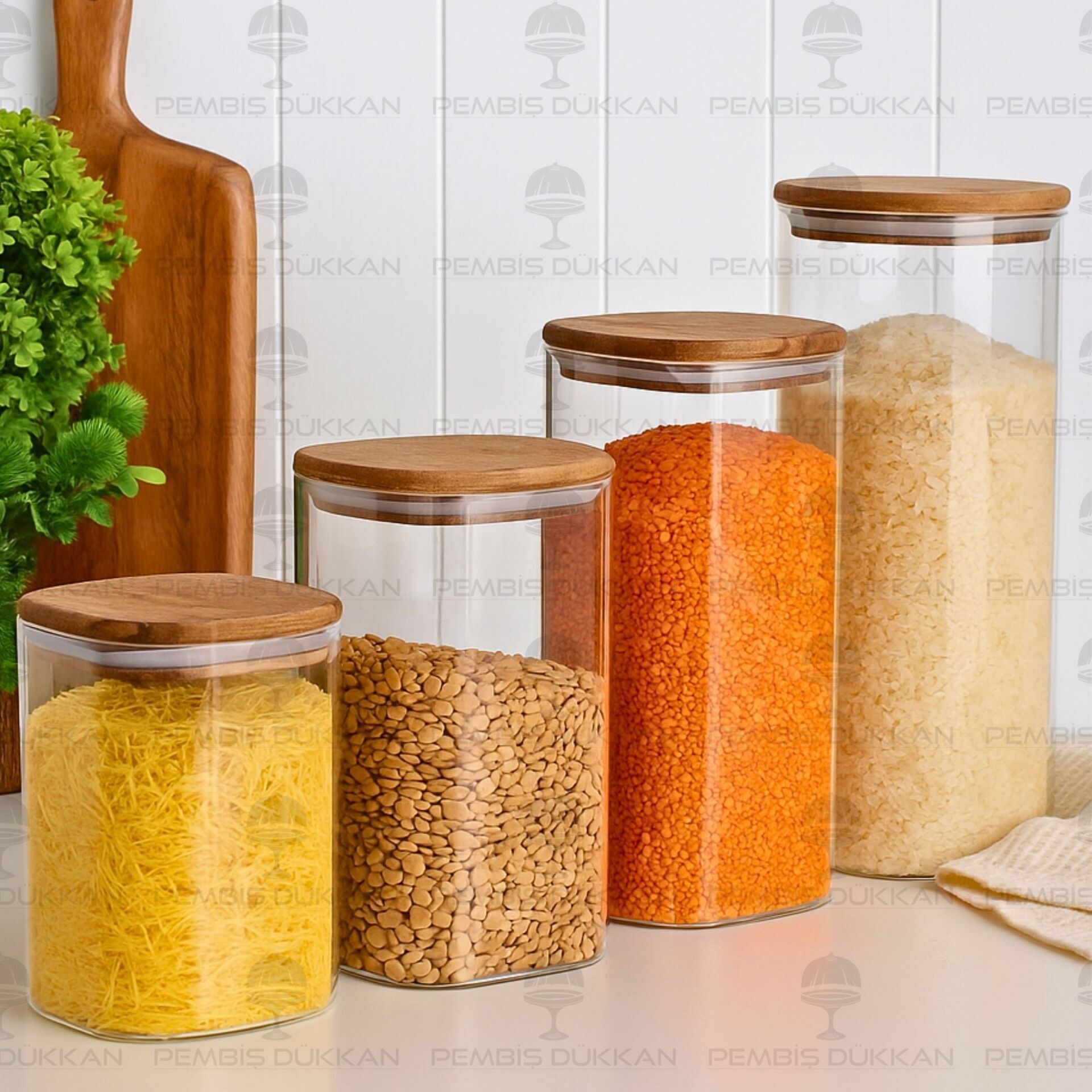 4LÜ KAREN ERZAK KAVANOZ SET (BOR055-056-057-058)