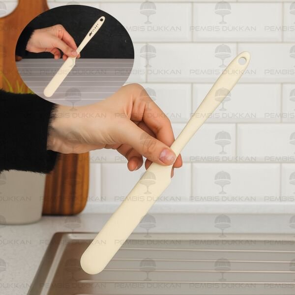 1 ADET İVY SİLİKON KÜÇÜK KREMA SPATULASI KREM (SL106)