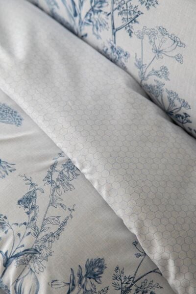 HEATHER TEK KİŞİLİK NEVRESİM TAKIMI - MAVİ