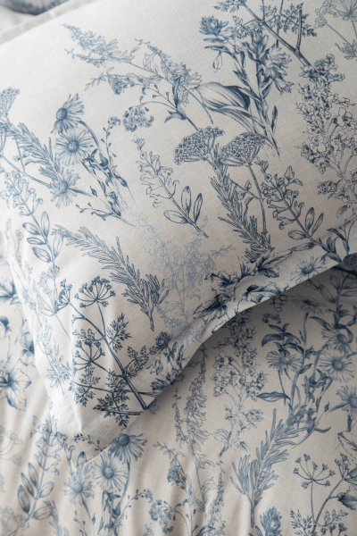 HEATHER TEK KİŞİLİK NEVRESİM TAKIMI - MAVİ