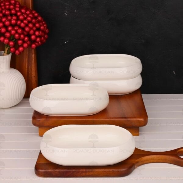 1 ADET VENTO Paçi OVAL PORSELEN DERİN KAHVALTILIK & MEZE KASE (900327)