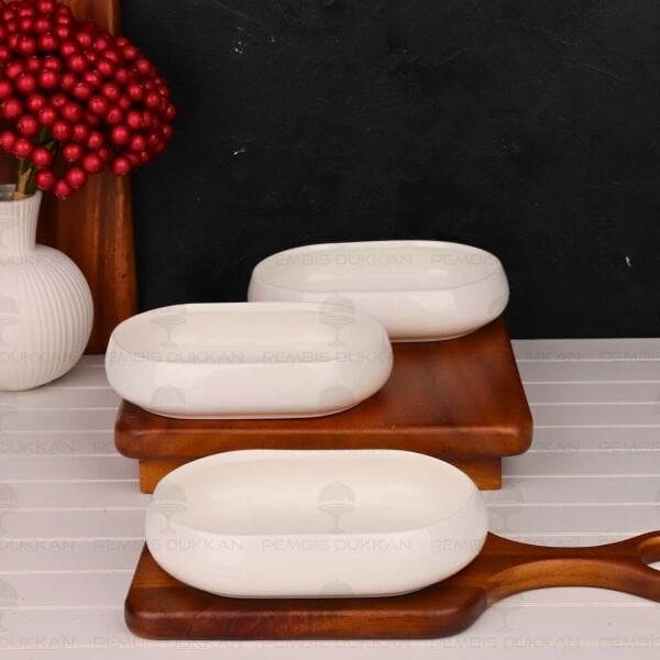 1 ADET VENTO Paçi OVAL PORSELEN DERİN KAHVALTILIK & MEZE KASE (900327)