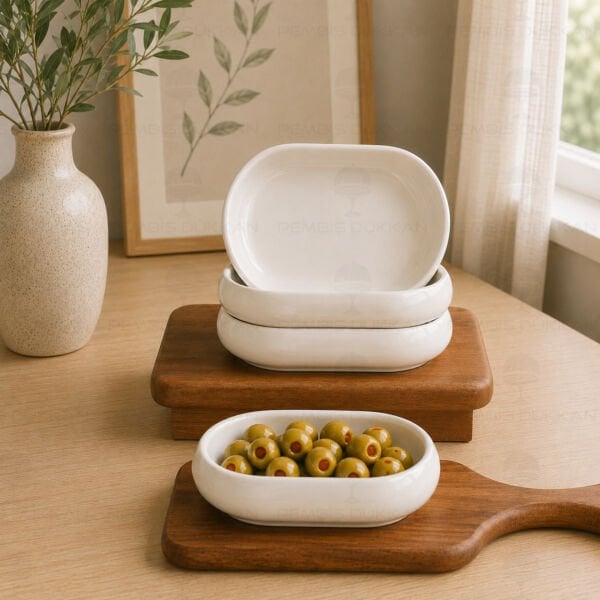 1 ADET VENTO Paçi OVAL PORSELEN DERİN KAHVALTILIK & MEZE KASE (900327)
