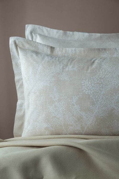 TANYA BAMBU ÇİFT KİŞİLİK PİKE TAKIMI - BEJ