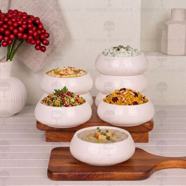 1 ADET VENTO Paçi 11.5CM PORSELEN ÇORBA & KAHVALTILIK KASE (900321)