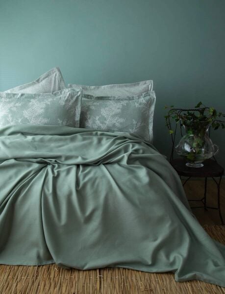 TANYA BAMBU ÇİFT KİŞİLİK PİKE TAKIMI - ADAÇAYI