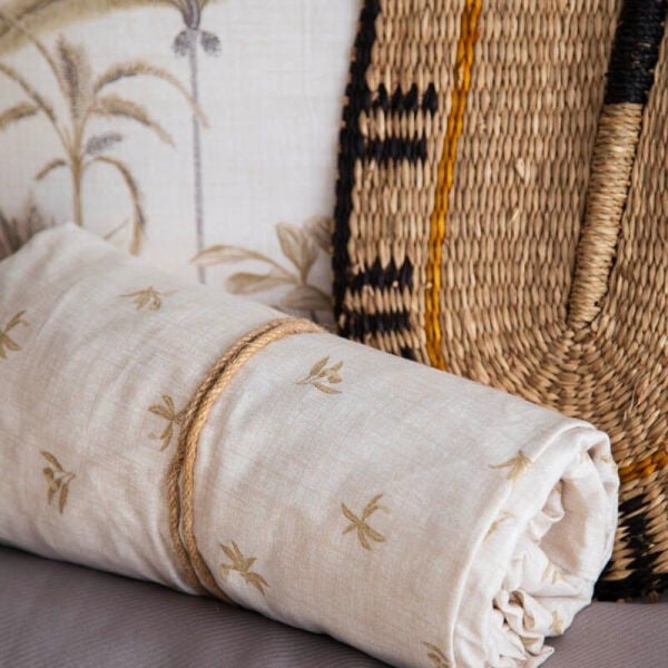 Noble Bambu Gri Çift Kişilik Pike Takımı
