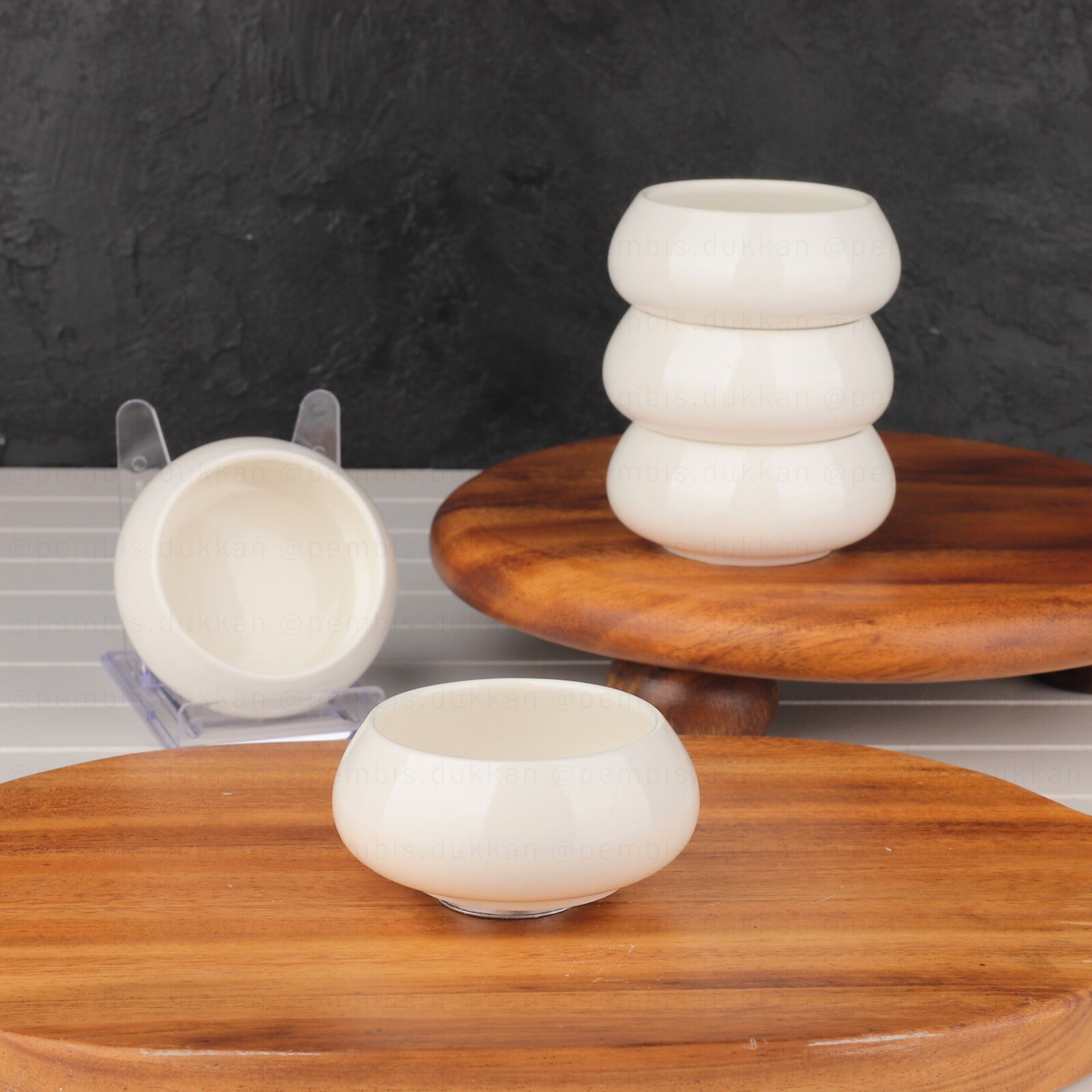 1 ADET VENTO YUVARLAK 8.6 CM MİNİ SOSLUK & ÇEREZ KASE (900319)