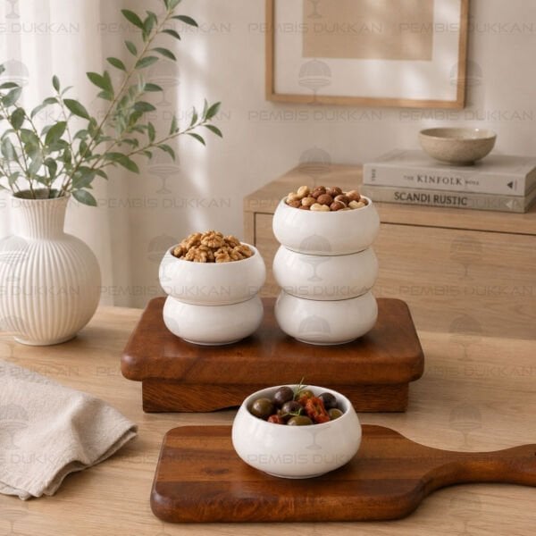 1 ADET VENTO Paçi 8.5CM PORSELEN KÜÇÜK REÇEL KASE (900319)