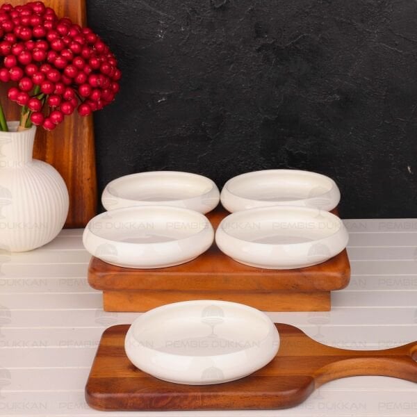 1 ADET VENTO Paçi 13CM PORSELEN DÜZ KAHVALTILIK  KASE (900331)