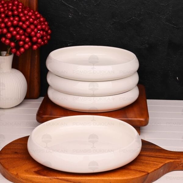 1 ADET VENTO Paçi 21.5CM PORSELEN MASA ORTASI SALATA & MEZE SERVİS (900335)