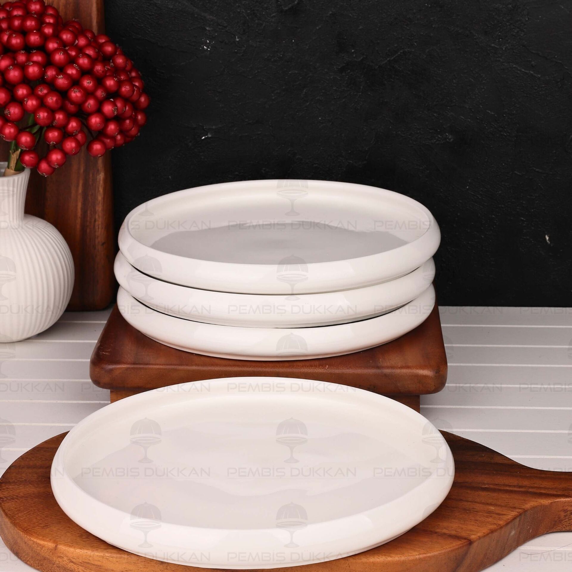 1 ADET VENTO Paçi 23.7CM PORSELEN BİREYSEL KAHVALTI SERVİS (900329)