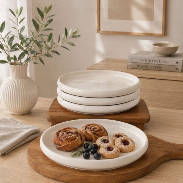 1 ADET VENTO Paçi 23.7CM PORSELEN BİREYSEL KAHVALTI SERVİS (900329)