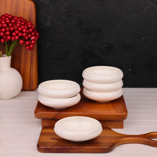 1 ADET LİMPİO Paçi 11.5CM PORSELEN KAHVALTILIK & ÇEREZ KASE (900315)