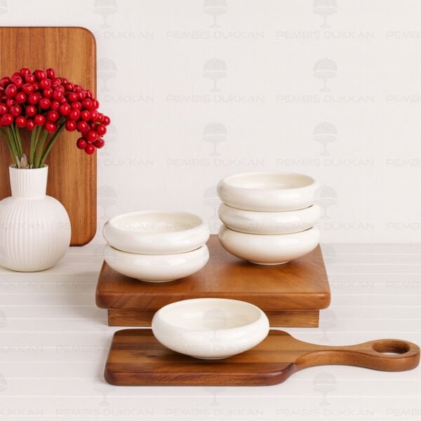 1 ADET LİMPİO Paçi 11.5CM PORSELEN KAHVALTILIK & ÇEREZ KASE (900315)