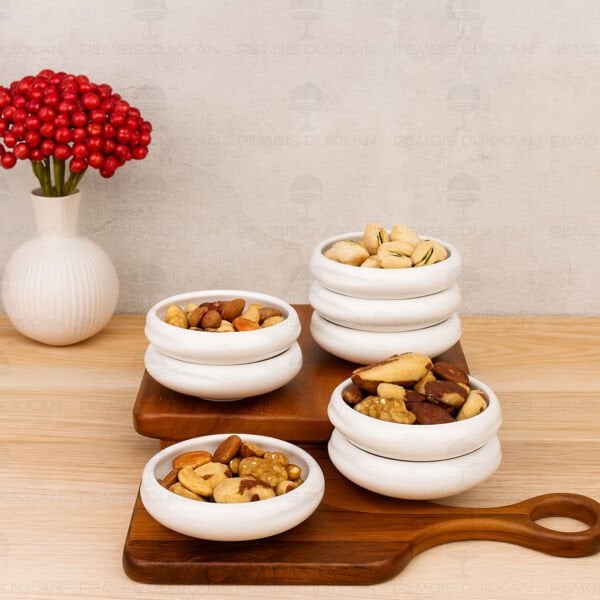 1 ADET LİMPİO Paçi 11.5CM PORSELEN KAHVALTILIK & ÇEREZ KASE (900315)