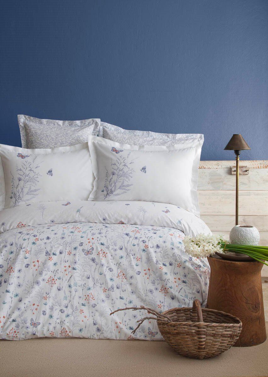 PAPİLLO TEK KİŞİLİK NEVRESİM TAKIMI - TURKUAZ