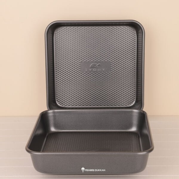 KARE DERİN FIRIN TEPSİSİ 24x24CM (EKK27)