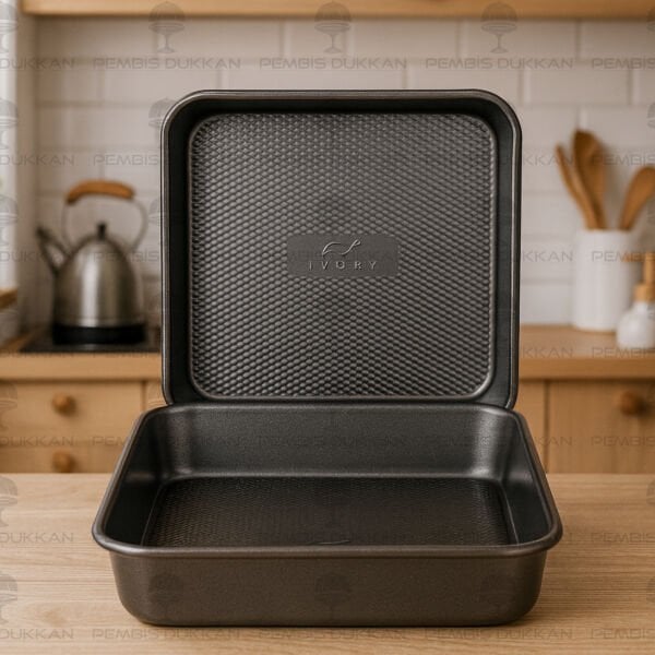 1 ADET İVY KARE DERİN FIRIN TEPSİSİ 24 CM (EKK27)