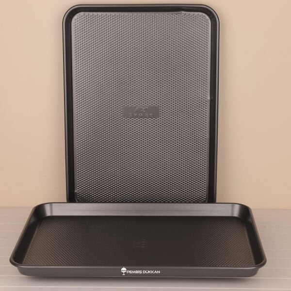 1 ADET İVY DİKDÖRTGEN BASIK FIRIN TEPSİSİ 45X32 (EKK25)