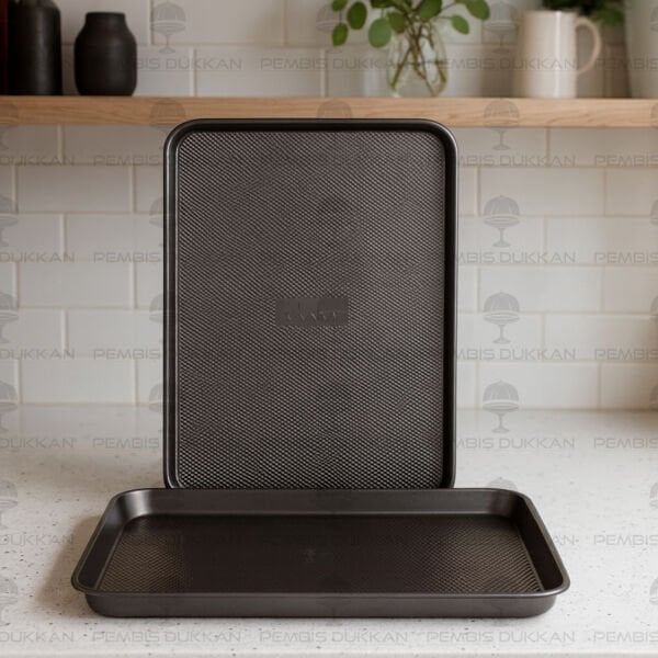 DİKDÖRTGEN BASIK FIRIN TEPSİSİ 34x24CM (EKK24)