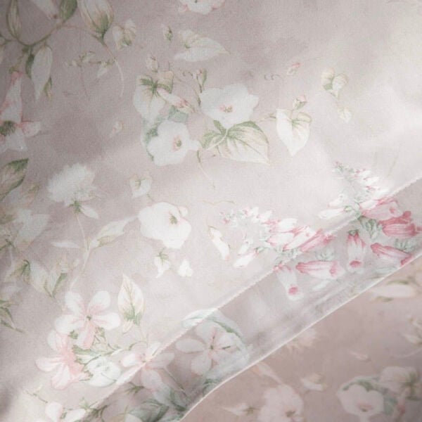Franny Elegance Beige Pamuk Saten Çift Kişilik Nevresim Takımı
