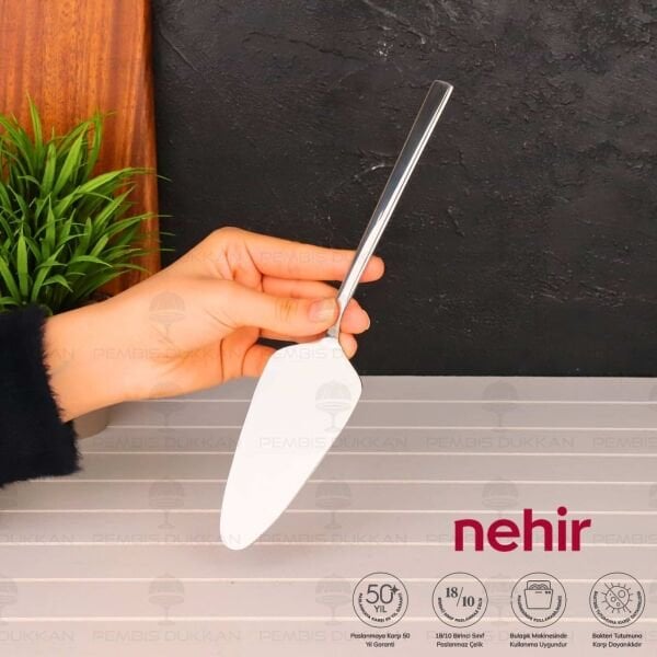 NEHİR DALYAN PASLANMAZ ÇELİK SERVİS SPATULA