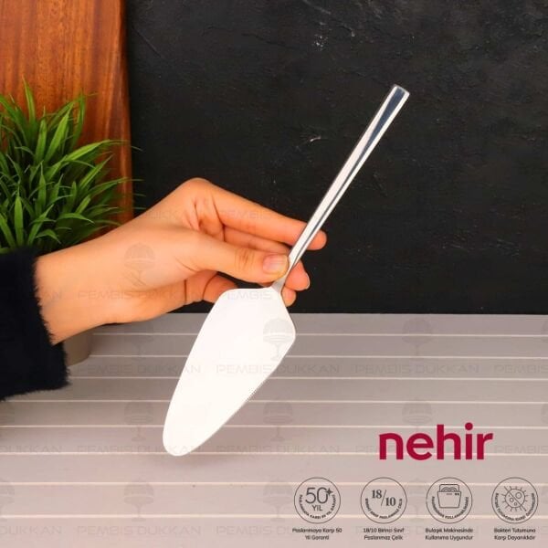 NEHİR DALYAN PASLANMAZ ÇELİK SERVİS SPATULA