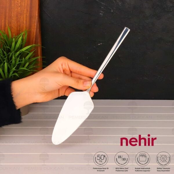 NEHİR DALYAN PASLANMAZ ÇELİK SERVİS SPATULA