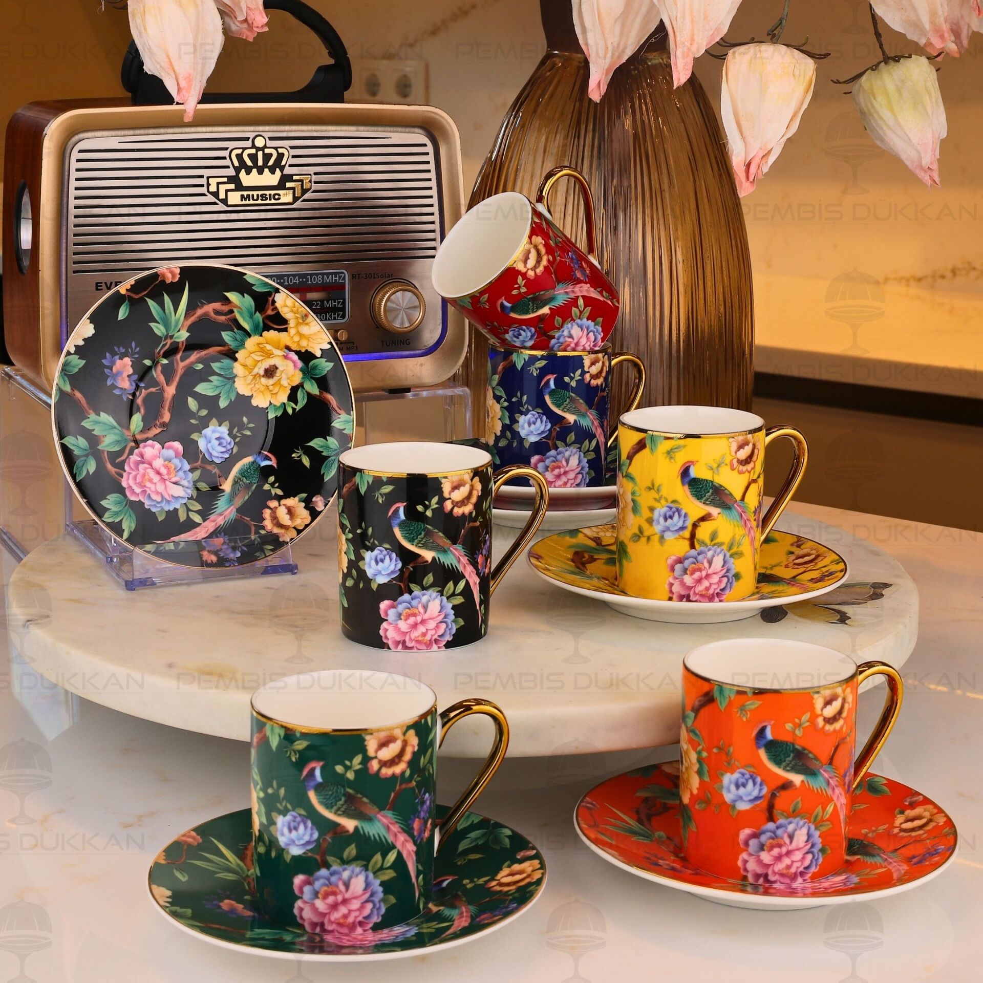 DECO 6 KİŞİLİK KAHVE FİNCAN TAKIMI