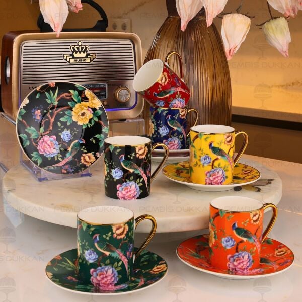 DECO 6 KİŞİLİK KAHVE FİNCAN TAKIMI