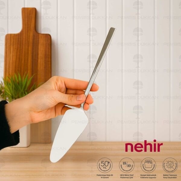 NEHİR DALYAN PASLANMAZ ÇELİK SERVİS SPATULA