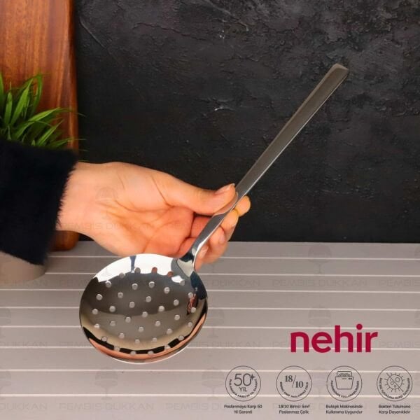 NEHİR DALYAN PASLANMAZ ÇELİK SERVİS KEVGİR