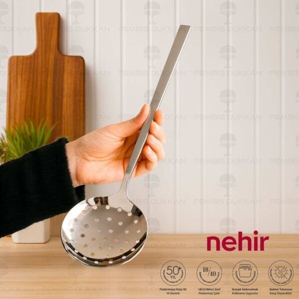 NEHİR DALYAN PASLANMAZ ÇELİK SERVİS KEVGİR