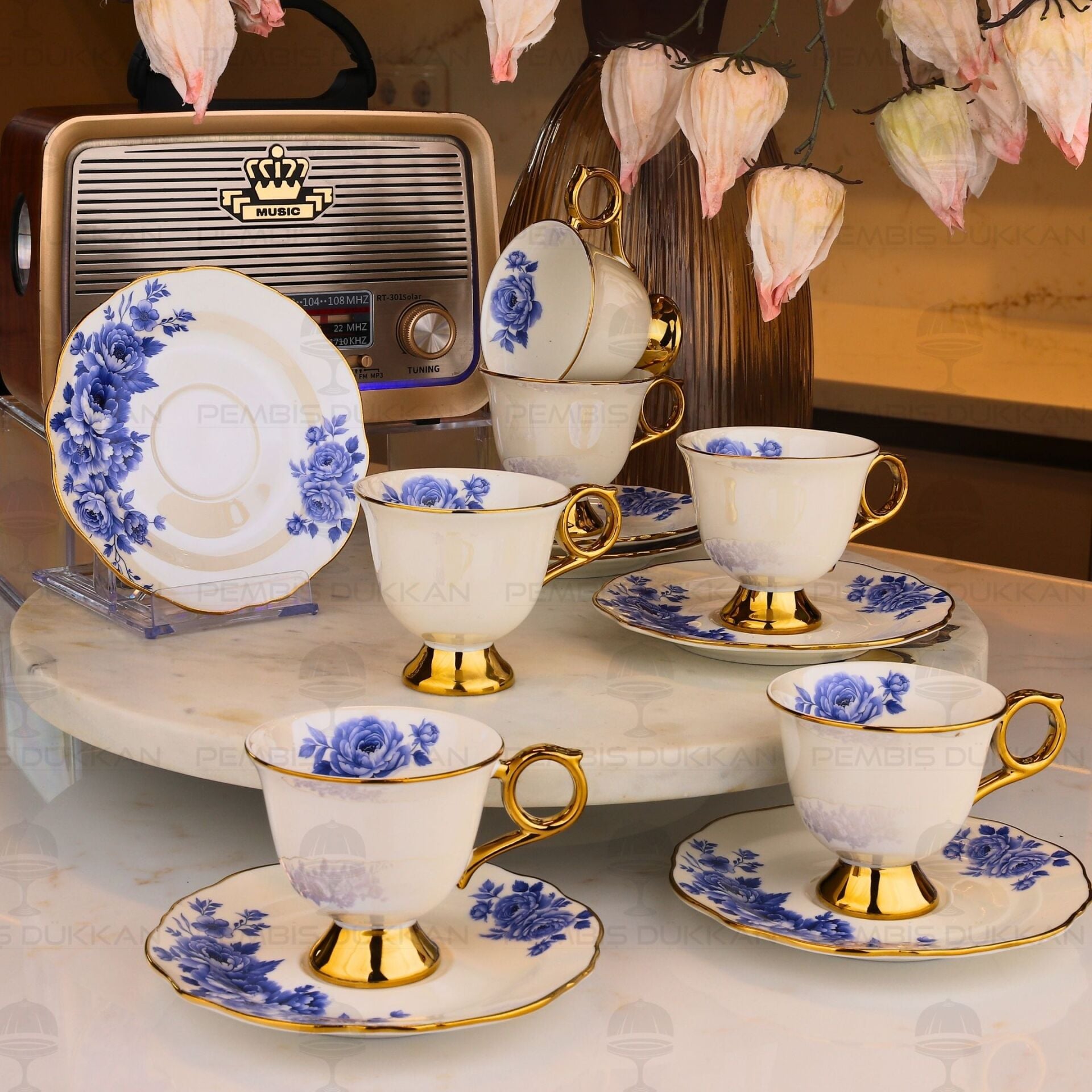 SENA 6 KİŞİLİK KAHVE FİNCAN TAKIMI