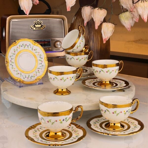 KAREN 6 KİŞİLİK KAHVE FİNCAN TAKIMI