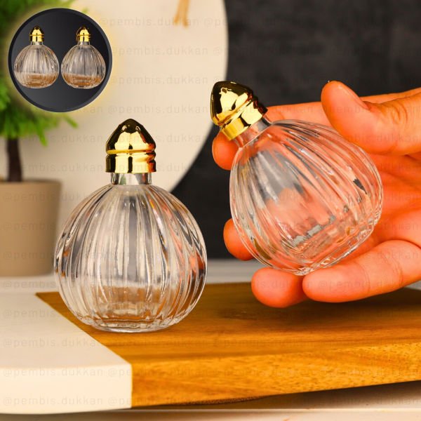 2Lİ GOLD KAPAKLI CAM TUZLUK BİBERLİK