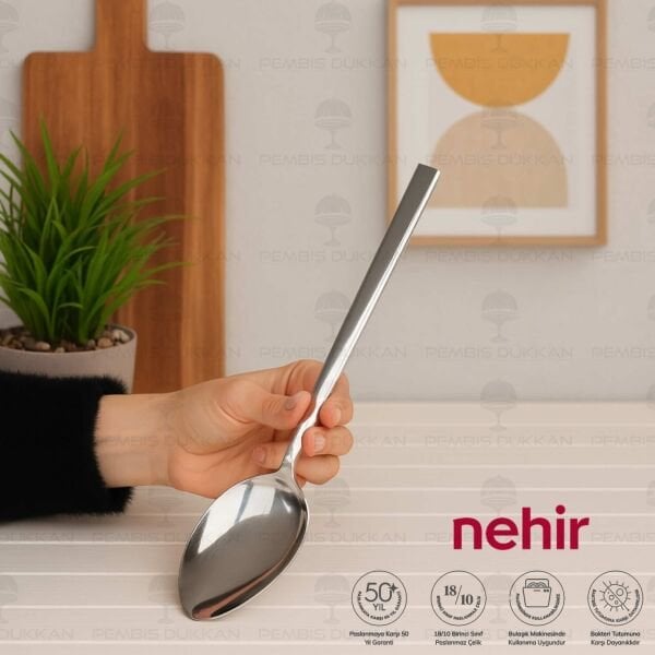 NEHİR DALYAN PASLANMAZ ÇELİK SERVİS KAŞIĞI