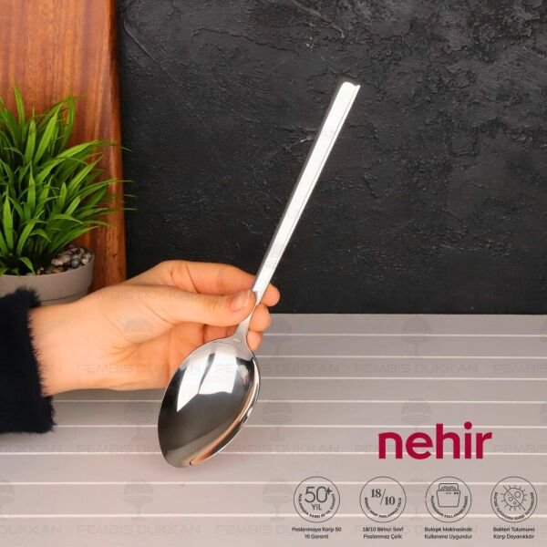 NEHİR DALYAN PASLANMAZ ÇELİK SERVİS KAŞIĞI