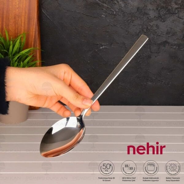 NEHİR DALYAN PASLANMAZ ÇELİK SERVİS KAŞIĞI
