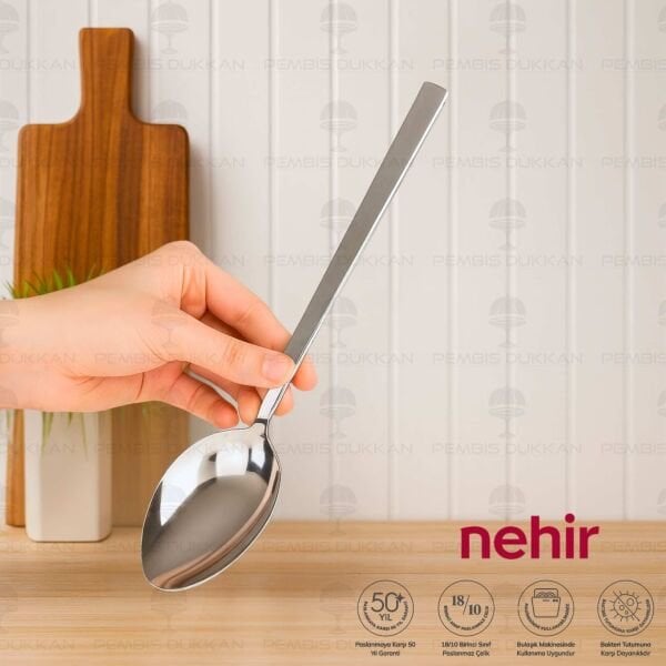 NEHİR DALYAN PASLANMAZ ÇELİK SERVİS KAŞIĞI