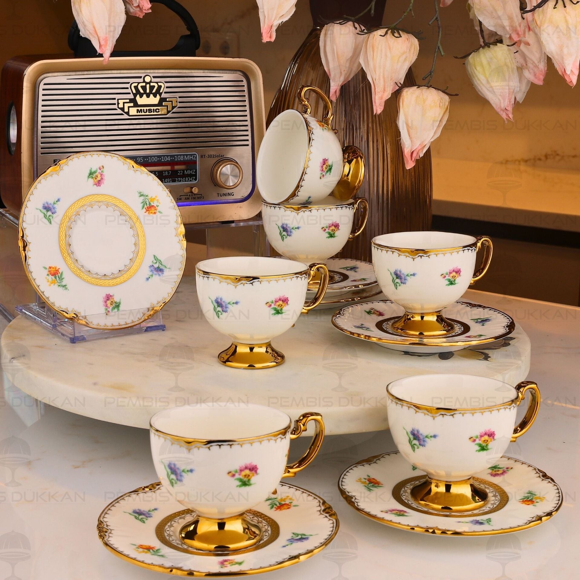 MONA 6 KİŞİLİK KAHVE FİNCAN TAKIMI